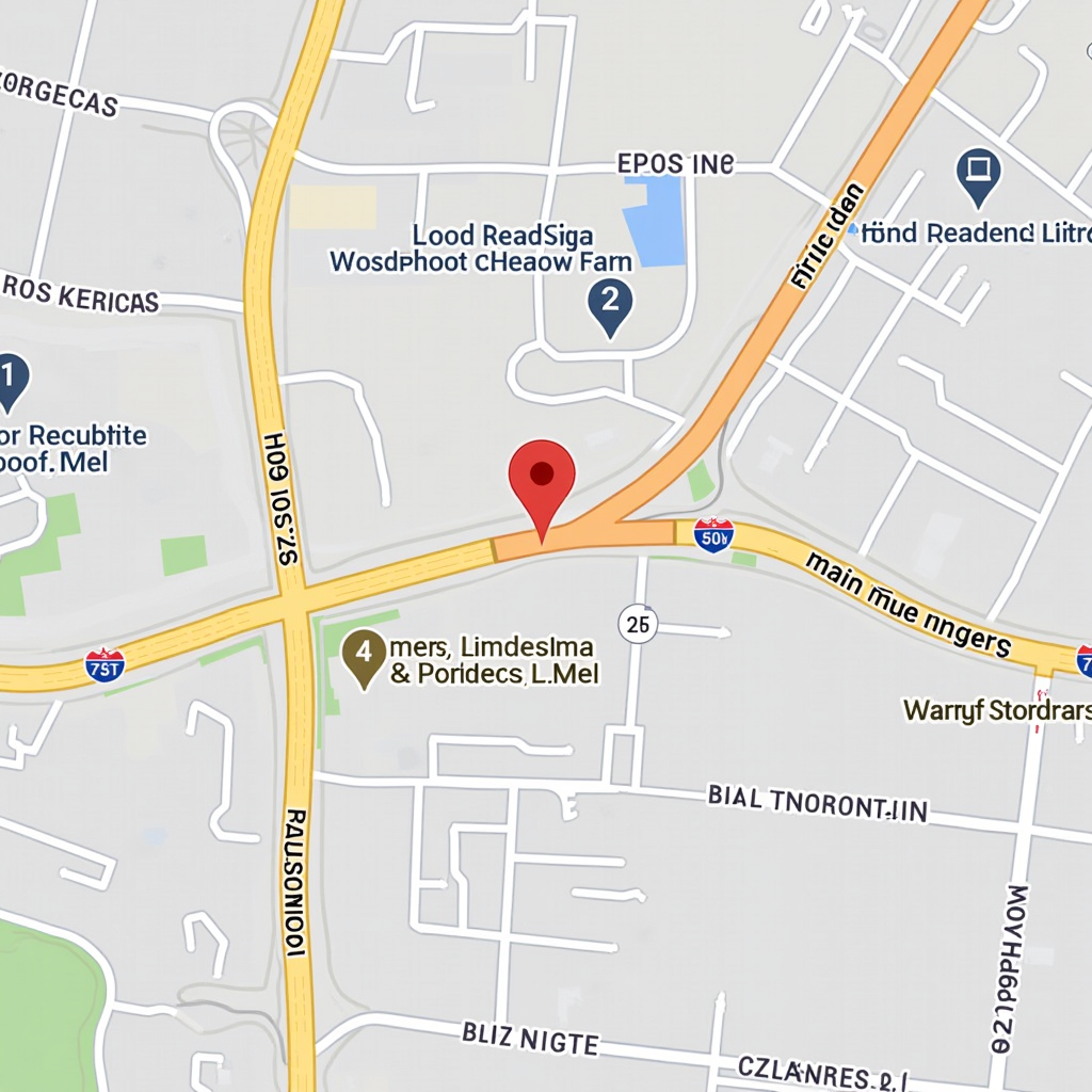 Map showing Mens Leadership Community location at 1217 Rio Grande, Allen, TX 75013 with surrounding streets and landmarks